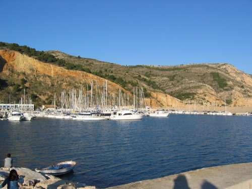 Yachts in the Marina