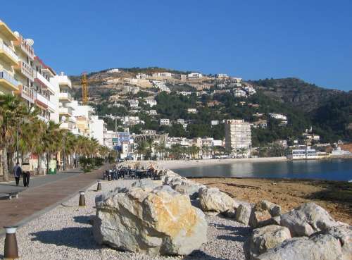 View from La Grava beach