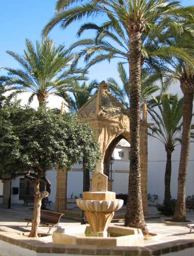 Square outside old school